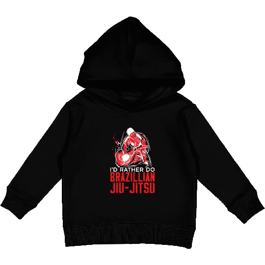Jiu Jitsu Bjj Mixed Martial Mma Combat Fighting Kids Pullover Hoodies
