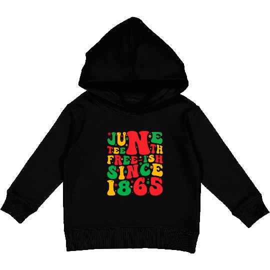 2023 Juneteenth Since 1865 Black African American Kids Pullover Hoodies