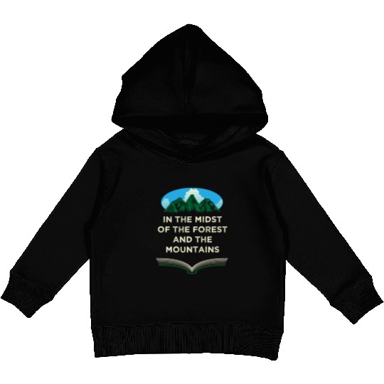 Forest and Mountains Camping Hiking Camper Hiker W Kids Pullover Hoodies
