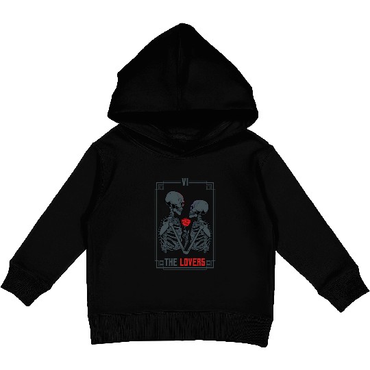 Tarot Card Astrology eleton ull Horror Kids Pullover Hoodies