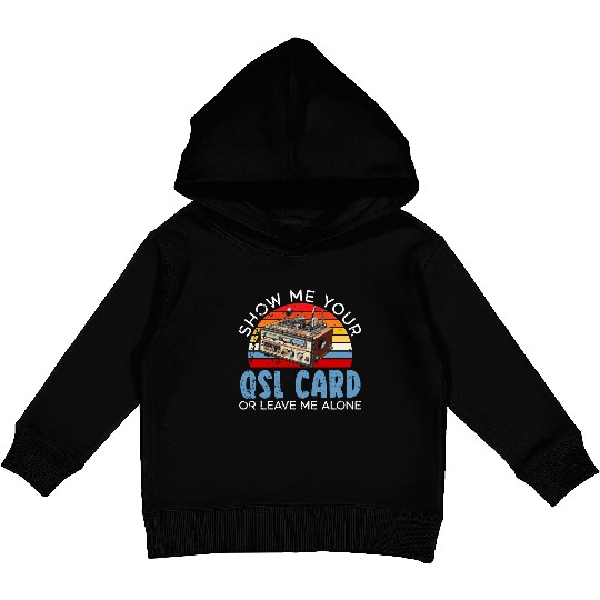 Ham Radio Operator Morse Code Radioactivity Kids Pullover Hoodies