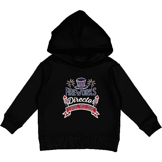 Fireworks Director 4th of July Kids Pullover Hoodies