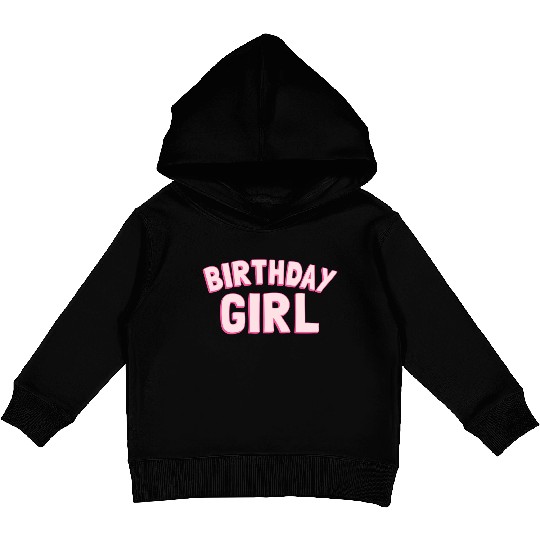 Birthday Girl Party nature Kids Pullover Hoodies