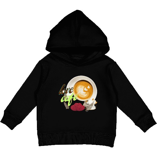 Chemise de café et de psychologie, Kids Pullover Hoodies drôle d