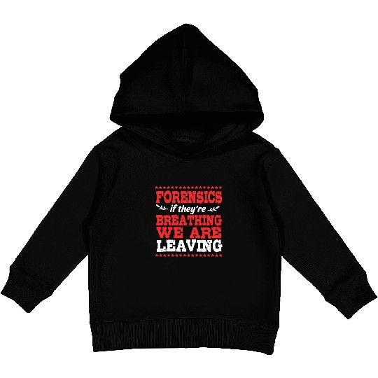 Crime Detective Investigator Forensic Science Kids Pullover Hoodies