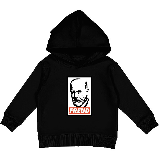 Sigmund Freud Kids Pullover Hoodies