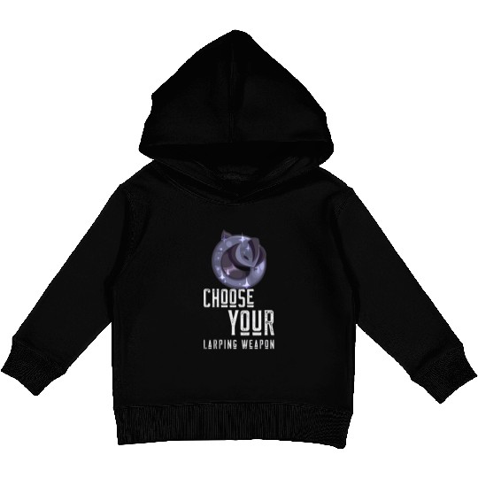 Choose your LARPing weapon - Wizard Hat Kids Pullover Hoodies