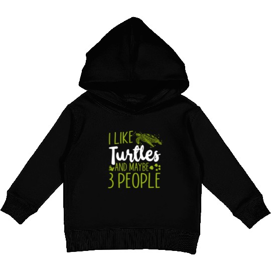 Sea Turtle Tortoise I Like Turtles Kids Pullover Hoodies