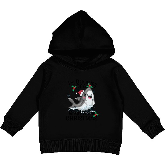 Great White Christmas Kids Pullover Hoodies