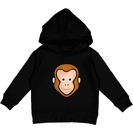 Monkey Face Adorable Kids Pullover Hoodies