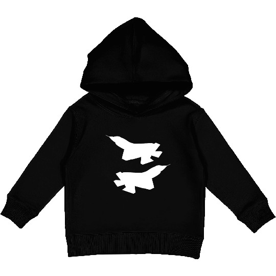 F35 silhouette Kids Pullover Hoodies