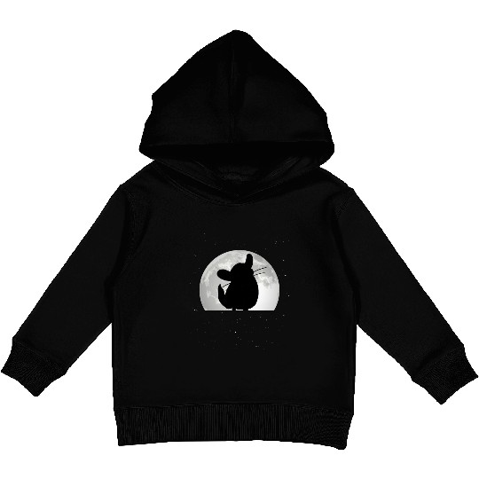 Chinchilla Moon Dust Bunny Kids Pullover Hoodies
