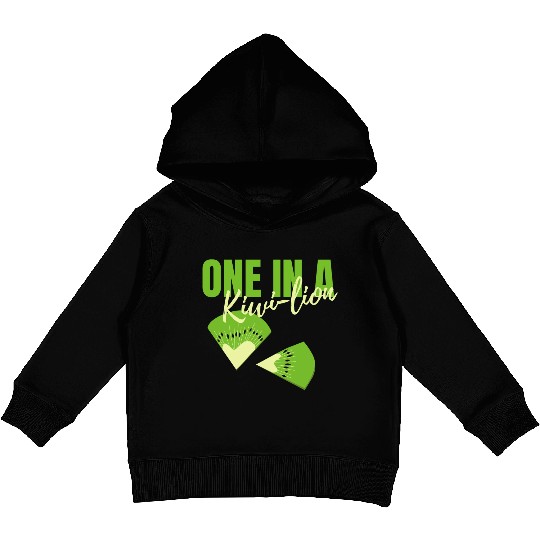 One In A Kiwi Lion Kids Pullover Hoodies
