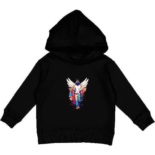 Angel with no face Kids Pullover Hoodies