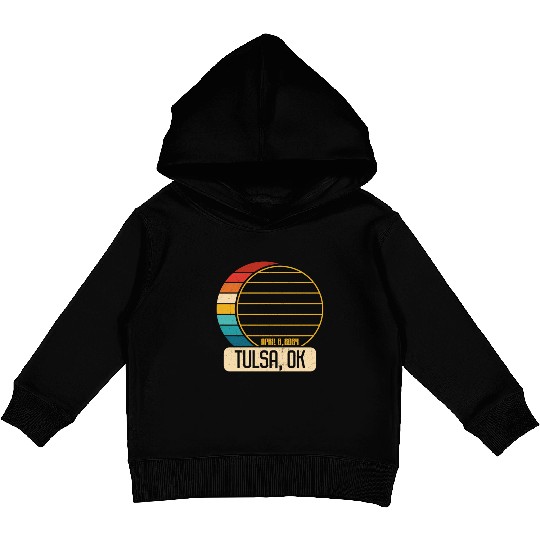Total Solar Eclipse Oklahoma Tulsa April 28 2024Tu Kids Pullover Hoodies