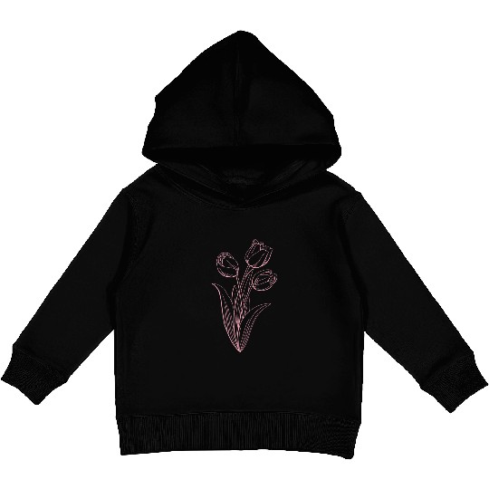 Tulips Florist Flowers Tulip Kids Pullover Hoodies