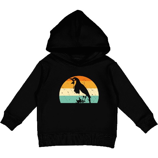 Bird Chirp Art Budgie Sparrow Canary Hummingbird Kids Pullover Hoodies