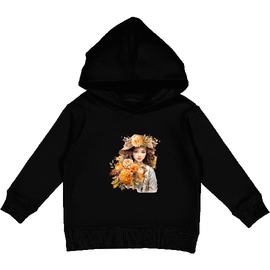 Wild Flowers Kids Pullover Hoodies Design - Funny gift