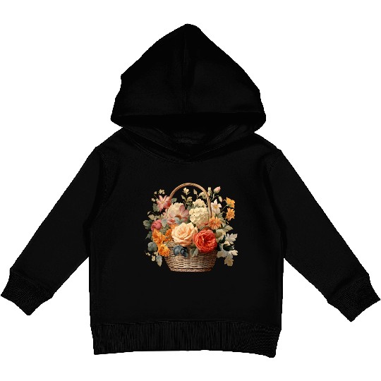 Wild Flowers Kids Pullover Hoodies Design - Funny gift