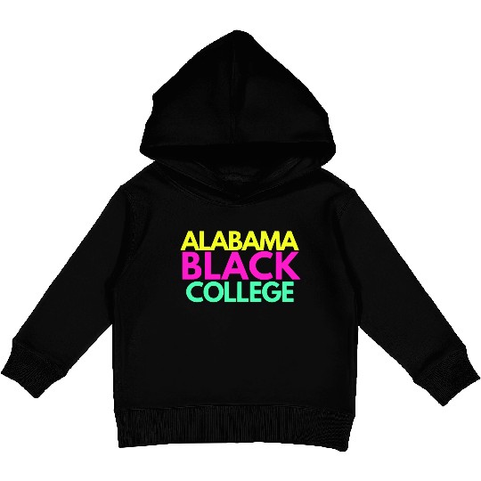 Albm #3 Black College (Fraternity Edition) Kids Pullover Hoodies