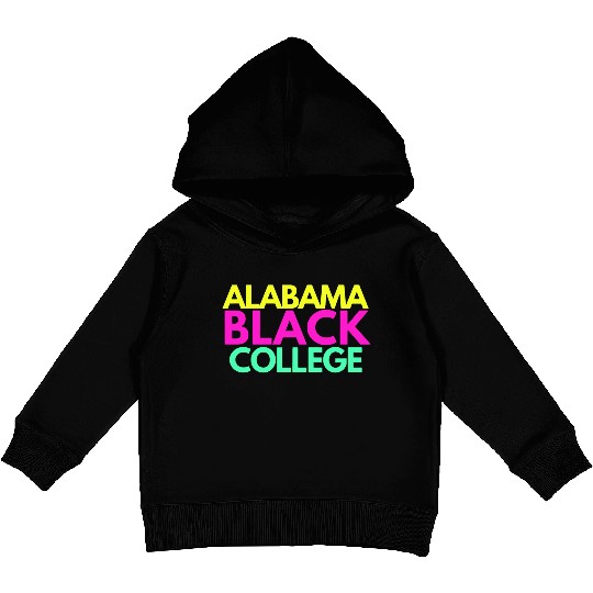 Albm #3 Black College (Fraternity Edition) Kids Pullover Hoodies