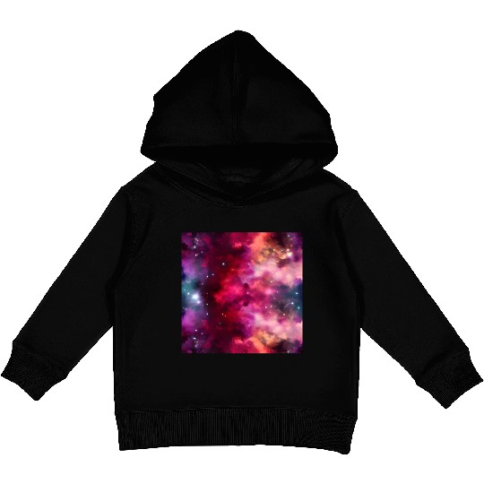 Galaxy nebula abstract design Kids Pullover Hoodies