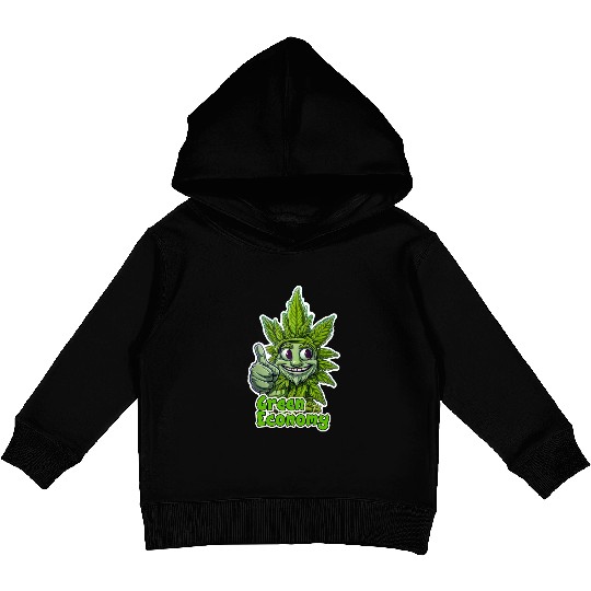 Green Economy Kids Pullover Hoodies