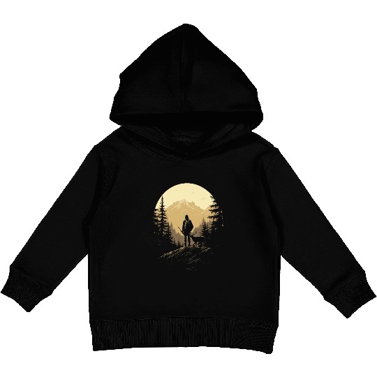 Camouflage Your Way to Success at Deer Hunting Kids Pullover Hoodies