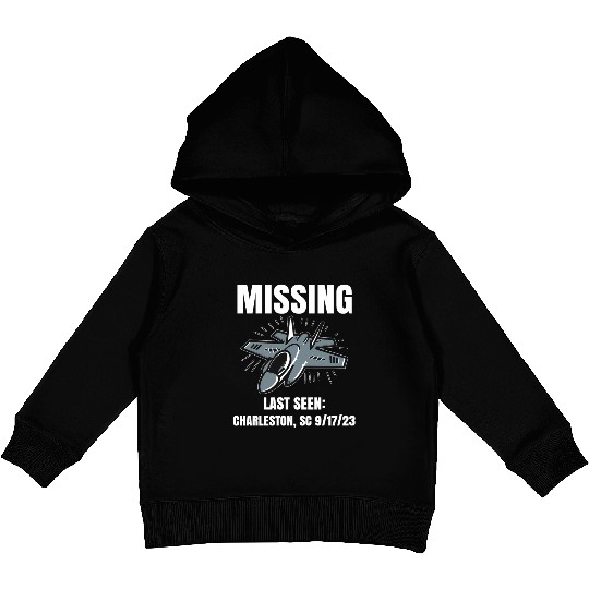 Missing F-35 War Plane Kids Pullover Hoodies