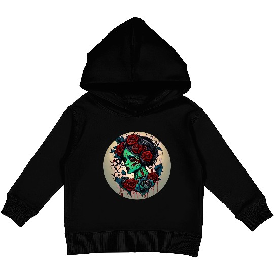 Zombie Girl / Halloween / creepy / Monster / blood Kids Pullover Hoodies