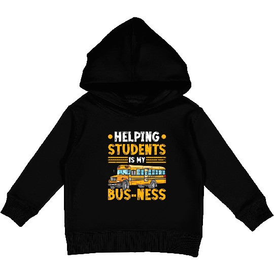 Bus Assistant Back To School Bus Monitor Kids Pullover Hoodies