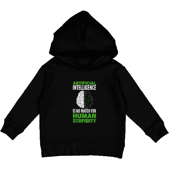 Data Robot AI Computer Science Machine Learning Kids Pullover Hoodies