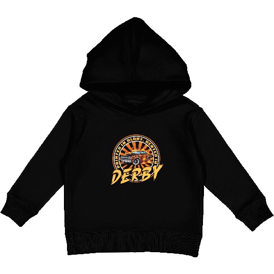 Demo Derby Demolition Derby Demolition Derby Lover Kids Pullover Hoodies