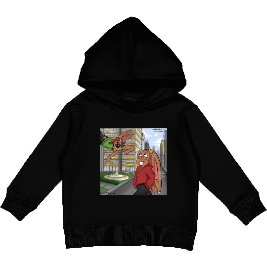 Eddie Cotton-tail Kids Pullover Hoodies