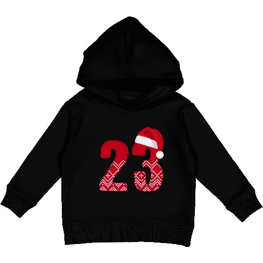 Nr. 23 Christmas Anniversary - Number Twenty Three Kids Pullover Hoodies