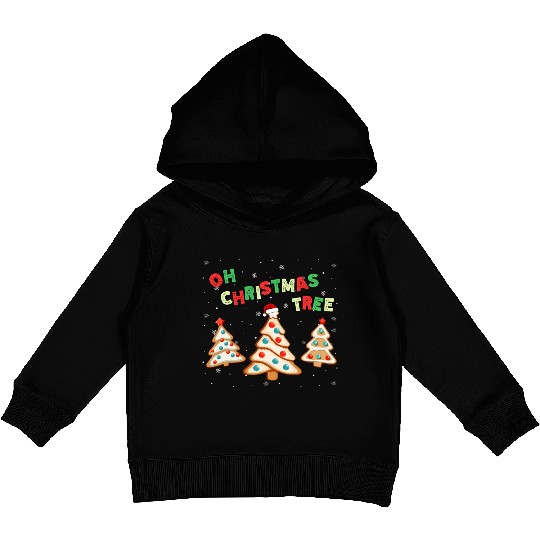 Oh Christmas Tree Cakes Lovers Debbie Becky Jen Kids Pullover Hoodies