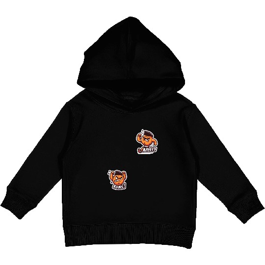 Angry Runs |The Ultimate Stress Reliever Kids Pullover Hoodies