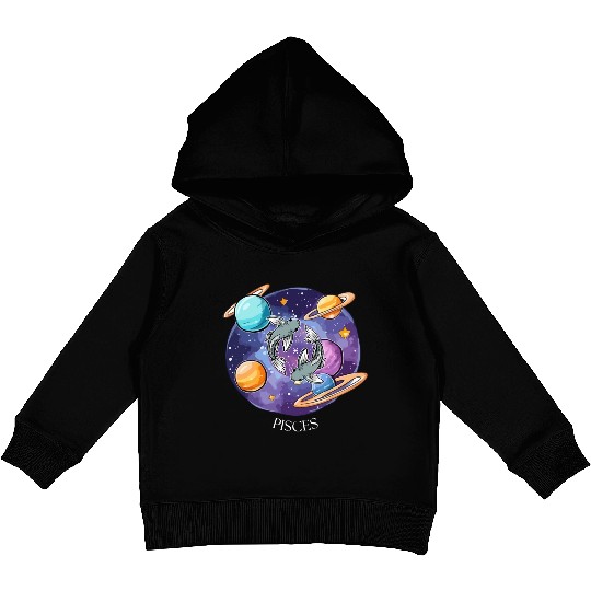 Pisces zodiac sign Kids Pullover Hoodies