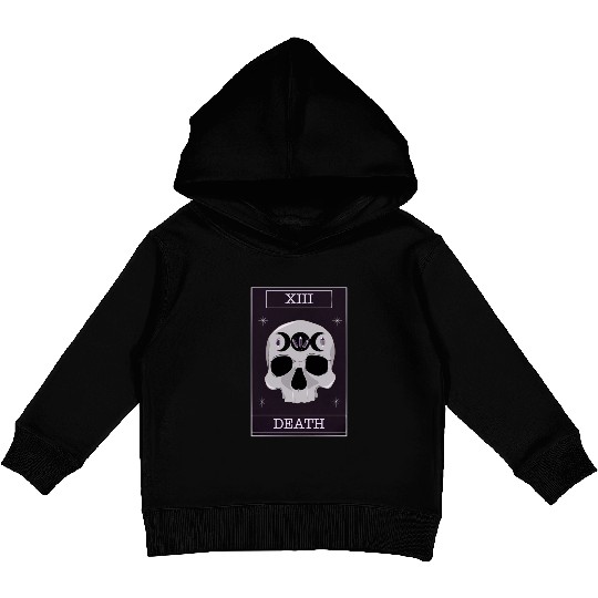 Tarot Death Card Kids Pullover Hoodies