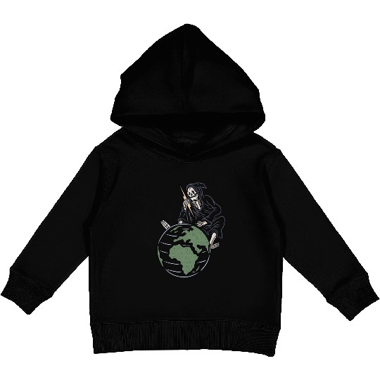 World And Death Kids Pullover Hoodies