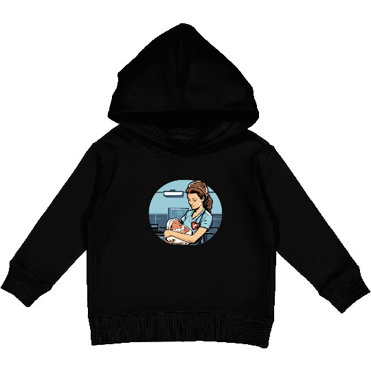Registered Nurse Medical Medicine Neonatal Nurse Kids Pullover Hoodies