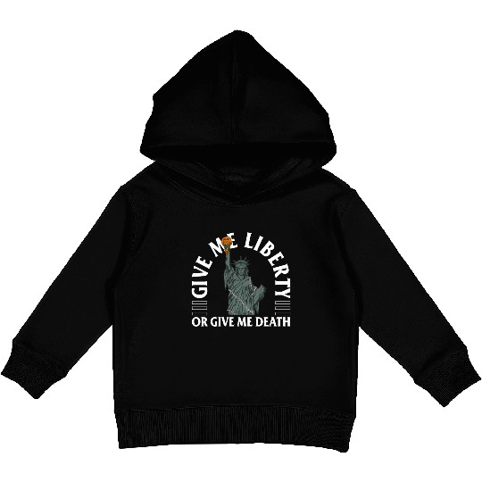 Halloween Kids Pullover Hoodies, Give Me Liberty Or Give Me Death