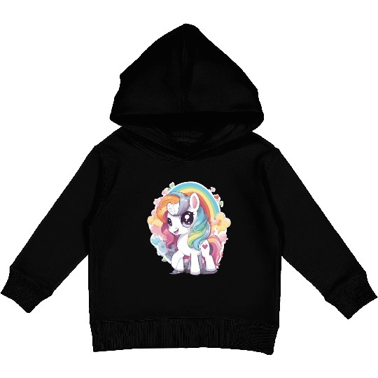 Cute Pony Kids Pullover Hoodies