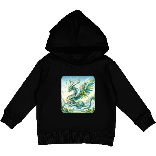 Nature Elemental Dragon Kids Pullover Hoodies
