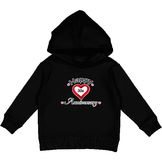 anniversary 30th Kids Pullover Hoodies
