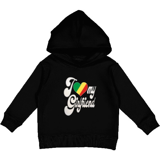 CongoRI Love My Congolese Republic Girlfriend Kids Pullover Hoodies
