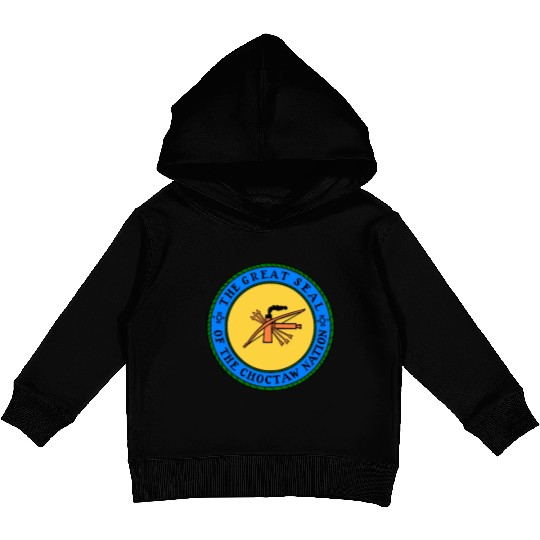 The Great Seal of Choctaw Nation of Oklahoma Kids Pullover Hoodies