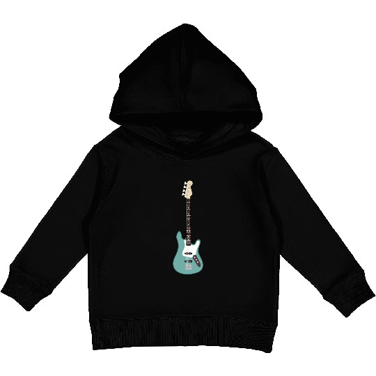 Seafoam Green Bass Kids Pullover Hoodies