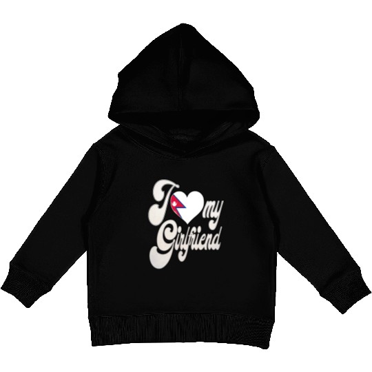 NepalI Love My Nepalese Girlfriend Kids Pullover Hoodies