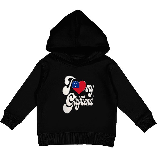 SamoaI Love My Samoan Girlfriend Kids Pullover Hoodies